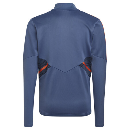 Sweat zippé junior Manchester United bleu orange 2022/23