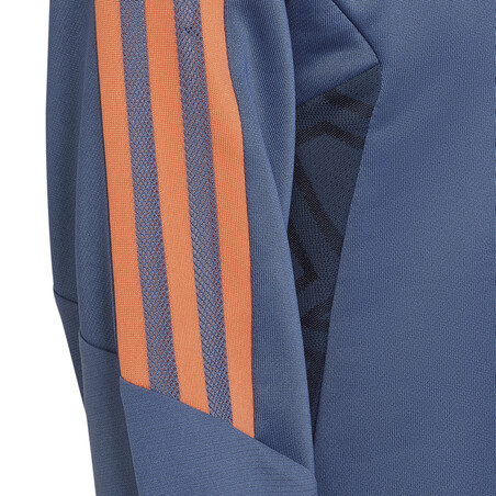 Sweat zippé junior Manchester United bleu orange 2022/23