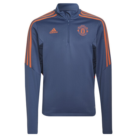 Sweat zippé junior Manchester United bleu orange 2022/23