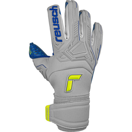 Gants gardien Reusch Attrakt Freegel Fusion gris bleu