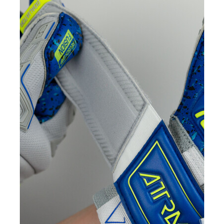Gants gardien Reusch Attrakt Freegel Fusion Ortho-Tec Goaliator gris bleu
