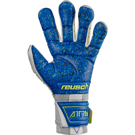 Gants gardien Reusch Attrakt Freegel Fusion Ortho-Tec Goaliator gris bleu