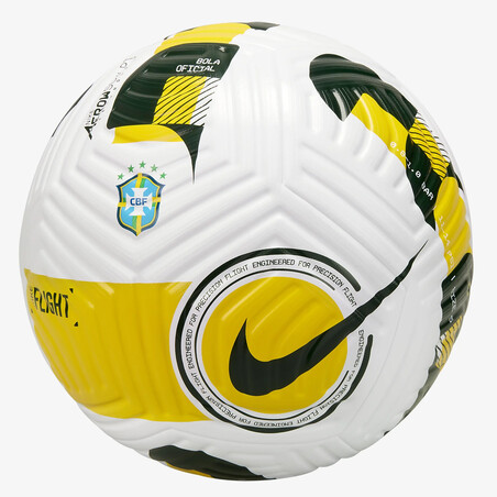 Ballon Brésil Flight blanc jaune 2022/23