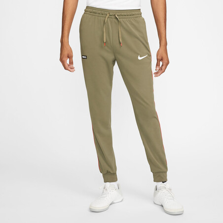 Pantalon survêtement Nike F.C. Libero vert rouge