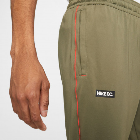 Pantalon survêtement Nike F.C. Libero vert rouge