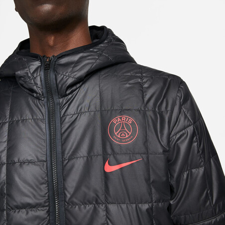 Doudoune PSG noir rouge 2021/22