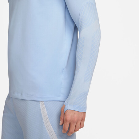 Sweat zippé Nike Strike bleu ciel