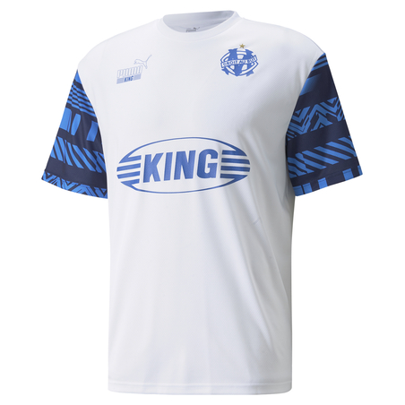 Maillot OM Football Heritage blanc bleu 2021/22