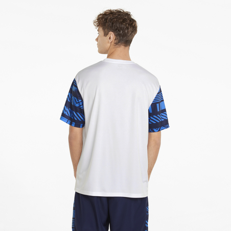 Maillot OM Football Heritage blanc bleu 2021/22