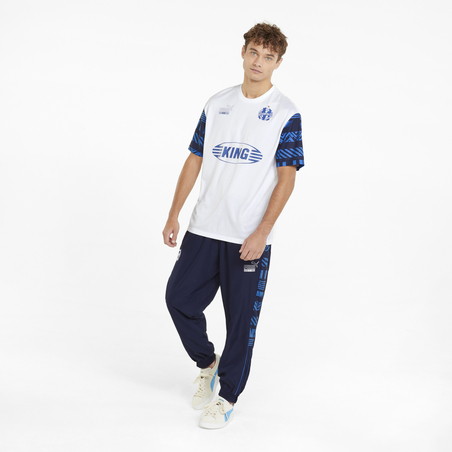 Maillot OM Football Heritage blanc bleu 2021/22