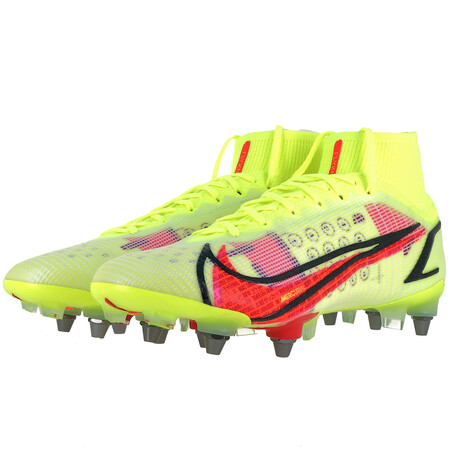 Nike Mercurial Superfly 8 Elite SG-Pro jaune rouge
