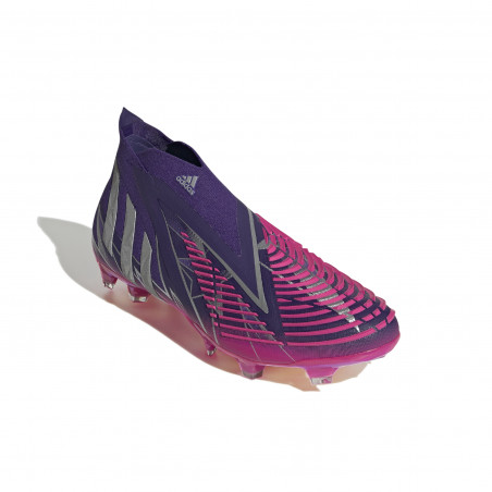 adidas Predator Edge+ montante FG violet rose