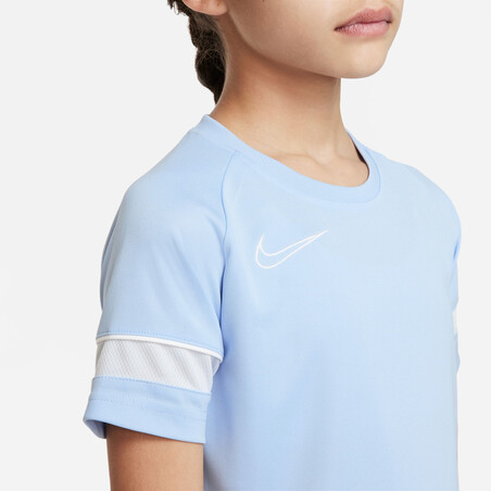 Maillot entraînement Nike bleu ciel sur