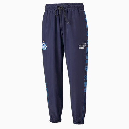 Pantalon survêtement OM Football Heritage bleu 2021/22