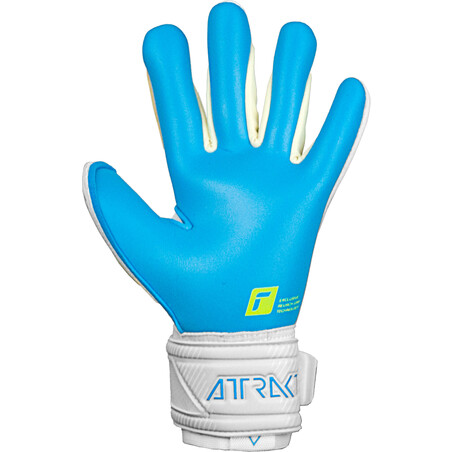 Gants gardien Reusch Attrakt Aqua blanc bleu