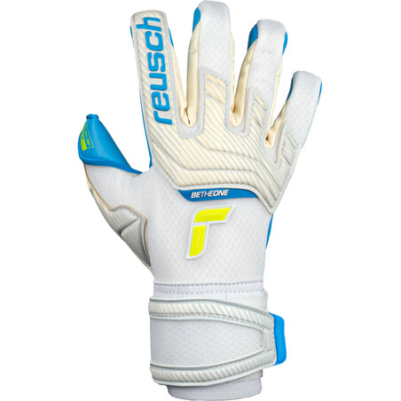 Gants gardien Reusch Attrakt Aqua blanc bleu