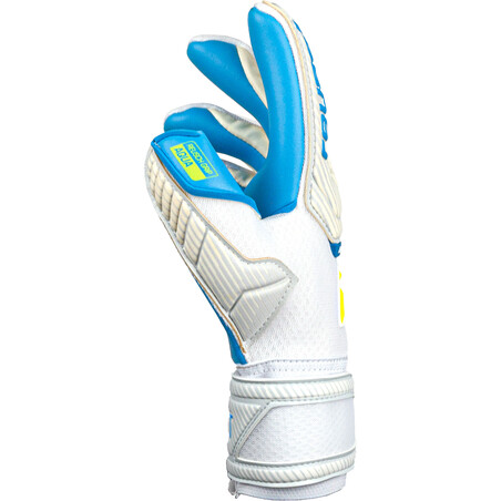 Gants gardien Reusch Attrakt Aqua blanc bleu