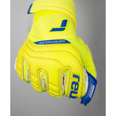 Gants gardien Reusch Attrakt Duo jaune bleu