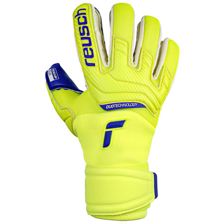 Gants gardien Reusch Attrakt Duo jaune bleu