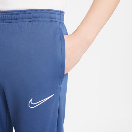 Pantalon survêtement junior Nike Academy bleu blanc