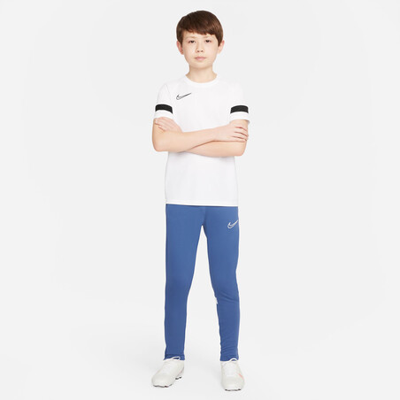 Pantalon survêtement junior Nike Academy bleu blanc