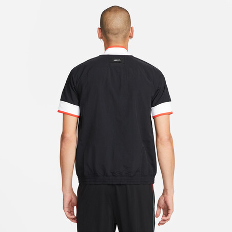 Veste manches courtes Nike F.C. nylon noir rouge