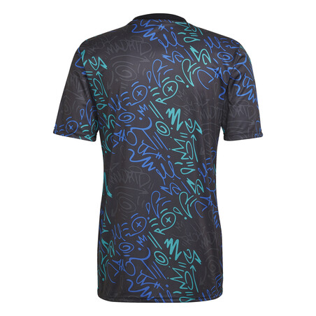 Maillot avant match Real Madrid graphic noir 2021/22