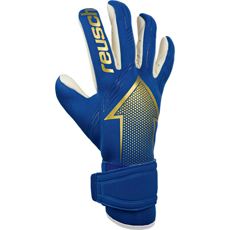 Gants gardien Reusch Arrow Gold X bleu or