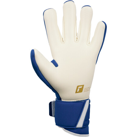 Gants gardien Reusch Arrow Gold X bleu or