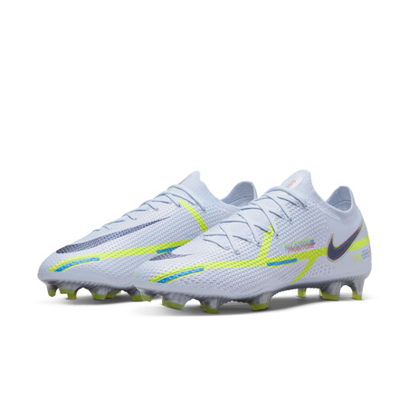 Nike Phantom GT2 Elite FG blanc bleu