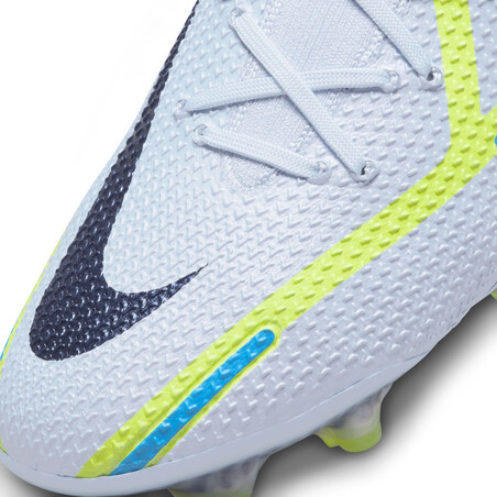 Nike Phantom GT2 Elite FG blanc bleu