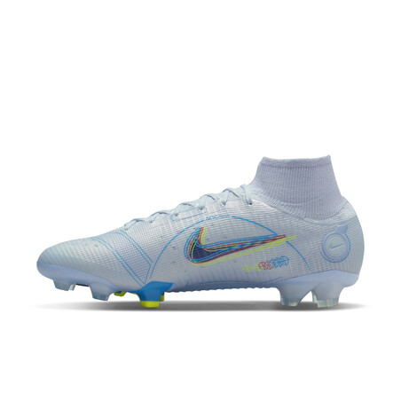 Nike Mercurial Superfly 8 Elite FG blanc bleu
