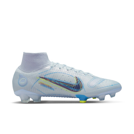 Nike Mercurial Superfly 8 Elite FG blanc bleu
