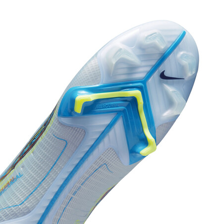 Nike Mercurial Superfly 8 Elite FG blanc bleu