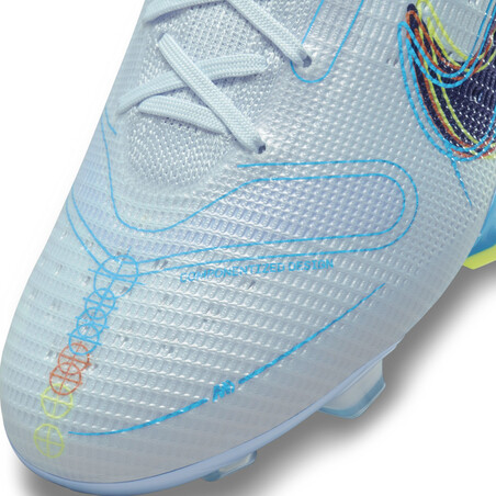 Nike Mercurial Superfly 8 Elite FG blanc bleu