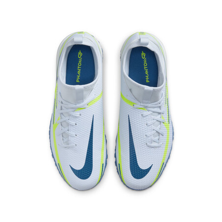 Nike Phantom GT2 junior Academy montante Turf blanc bleu