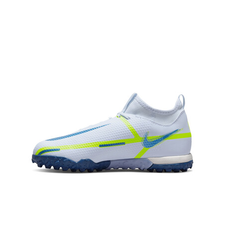 Nike Phantom GT2 junior Academy montante Turf blanc bleu