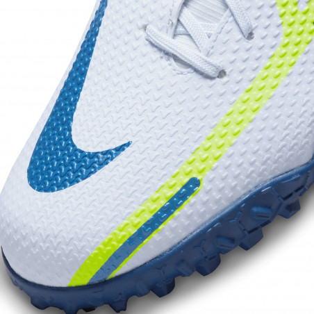 Nike Phantom GT2 junior Academy montante Turf blanc bleu