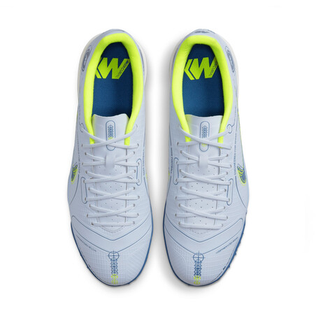 Nike Mercurial Vapor 14 Academy Turf blanc bleu sur Foot