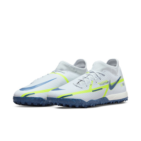 Nike Phantom GT2 montante Academy Turf blanc bleu