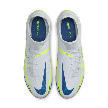 Nike Phantom GT2 montante Academy Turf blanc bleu
