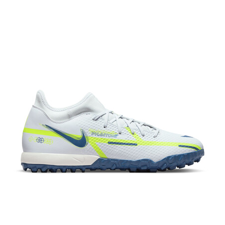 Nike Phantom GT2 montante Academy Turf blanc bleu