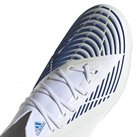 adidas Predator Edge.1 montante FG blanc bleu