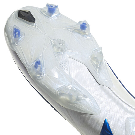 adidas Predator Edge.1 montante FG blanc bleu