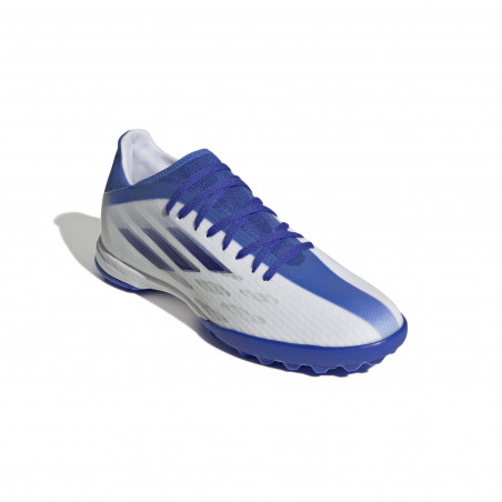 adidas X Speedflox.3 Turf blanc bleu