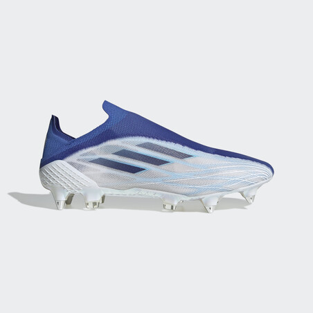adidas X Speedflow+ SG blanc bleu