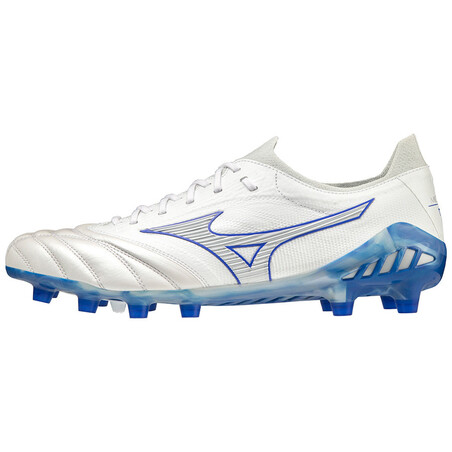 Mizuno Morelia Neo III Japan Elite FG blanc bleu