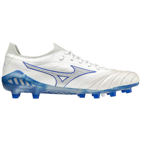 Mizuno Morelia Neo III Japan Elite FG blanc bleu