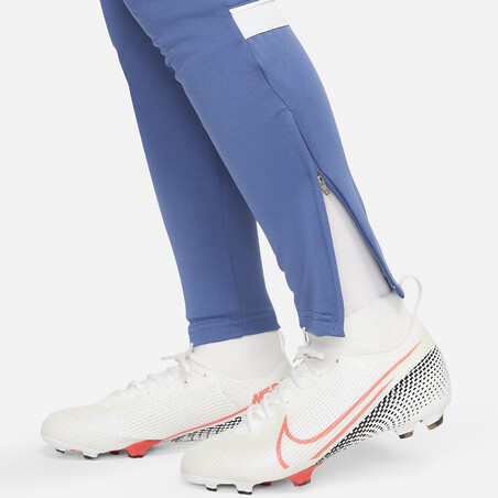 Pantalon survêtement Nike Academy bleu blanc