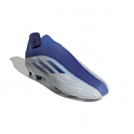 adidas X Speedflow+ junior FG blanc bleu
